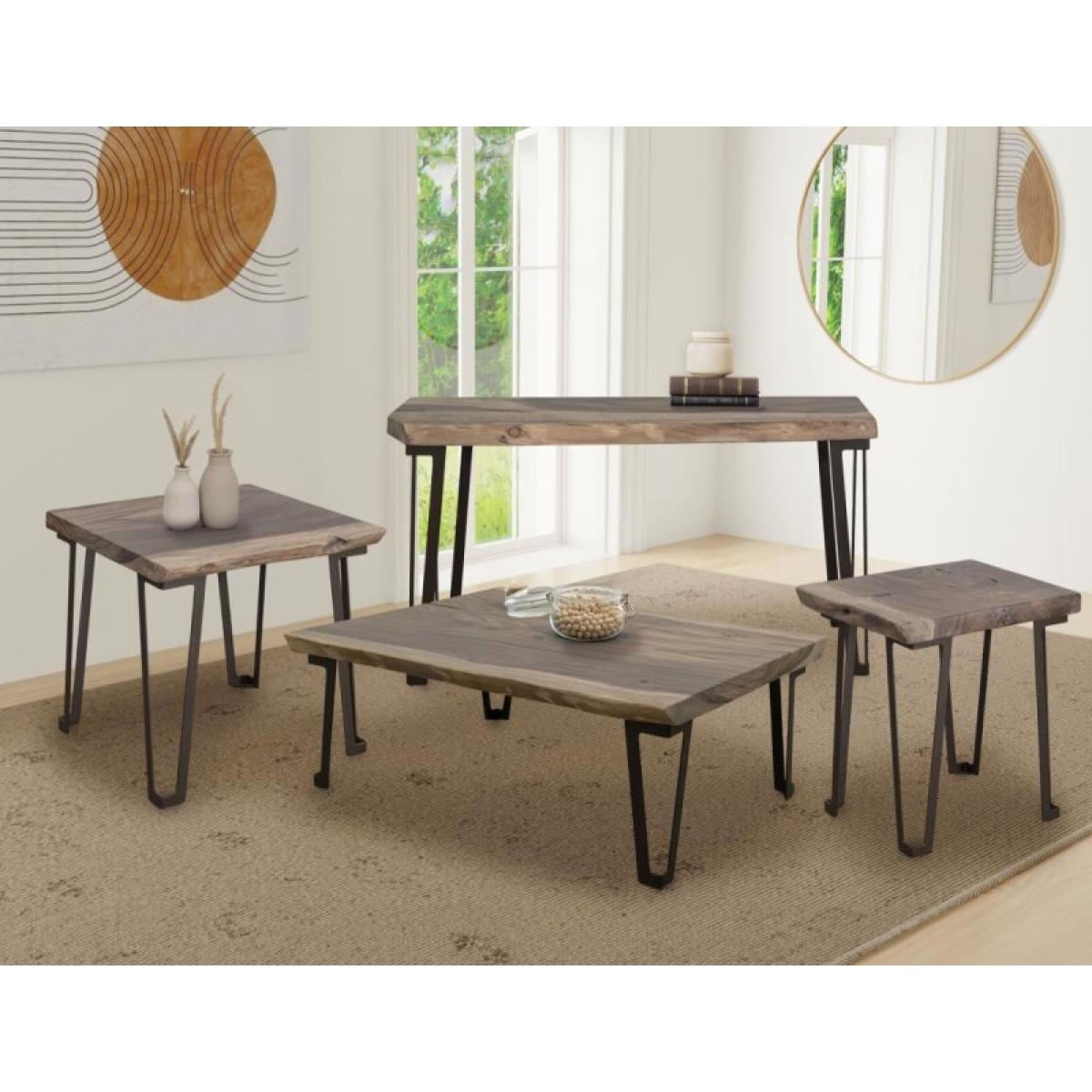 Sofa Table - Natural Parota - Image 3