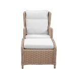 PARKS: Outdoor Living- Biscayne Lounge Chair w/Footstool - Image 4