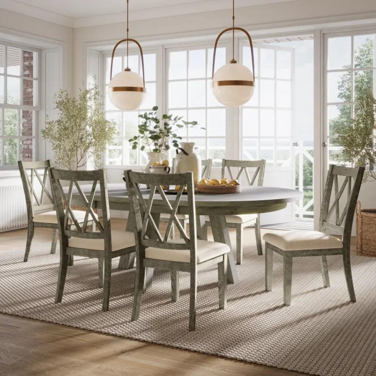 Telluride Round-to-oval Extension Dining Table - Image 4