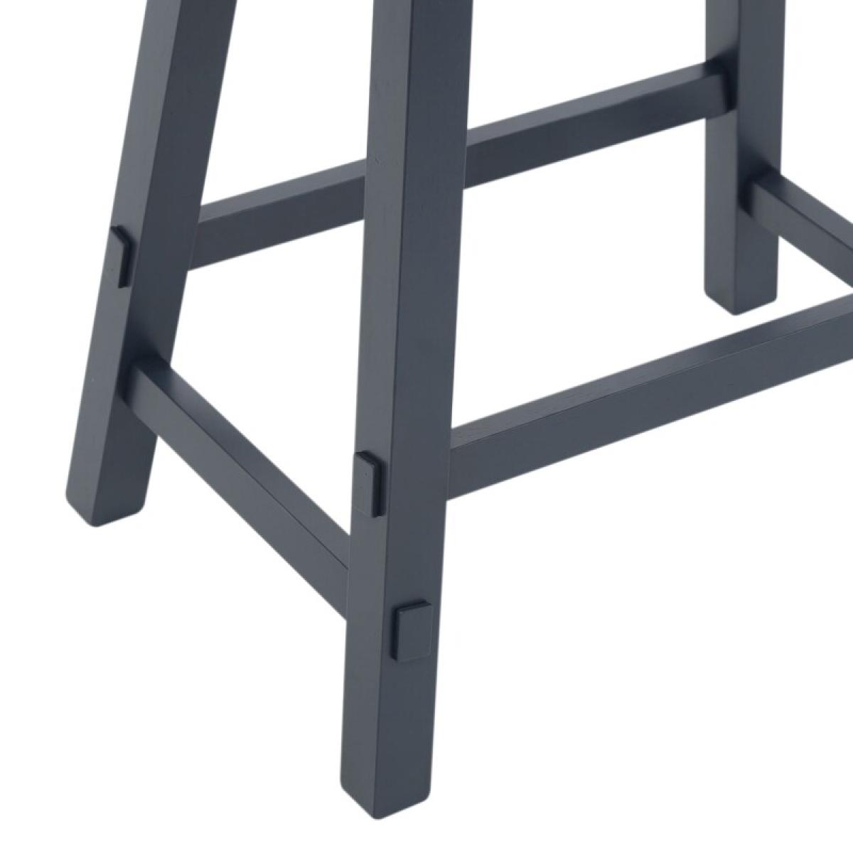 Creations 24 Inch Sawhorse Counter Stool- Navy - Image 7