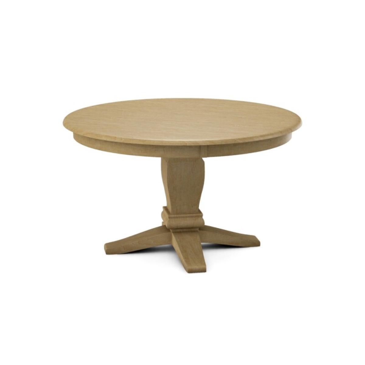 Build Your Own Pedestal Table w/ 52" Round Tabletop w/Reverse Bevel Edge - Image 22