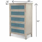 Ocean Isles 5 Drawer Woven Chest - Image 8
