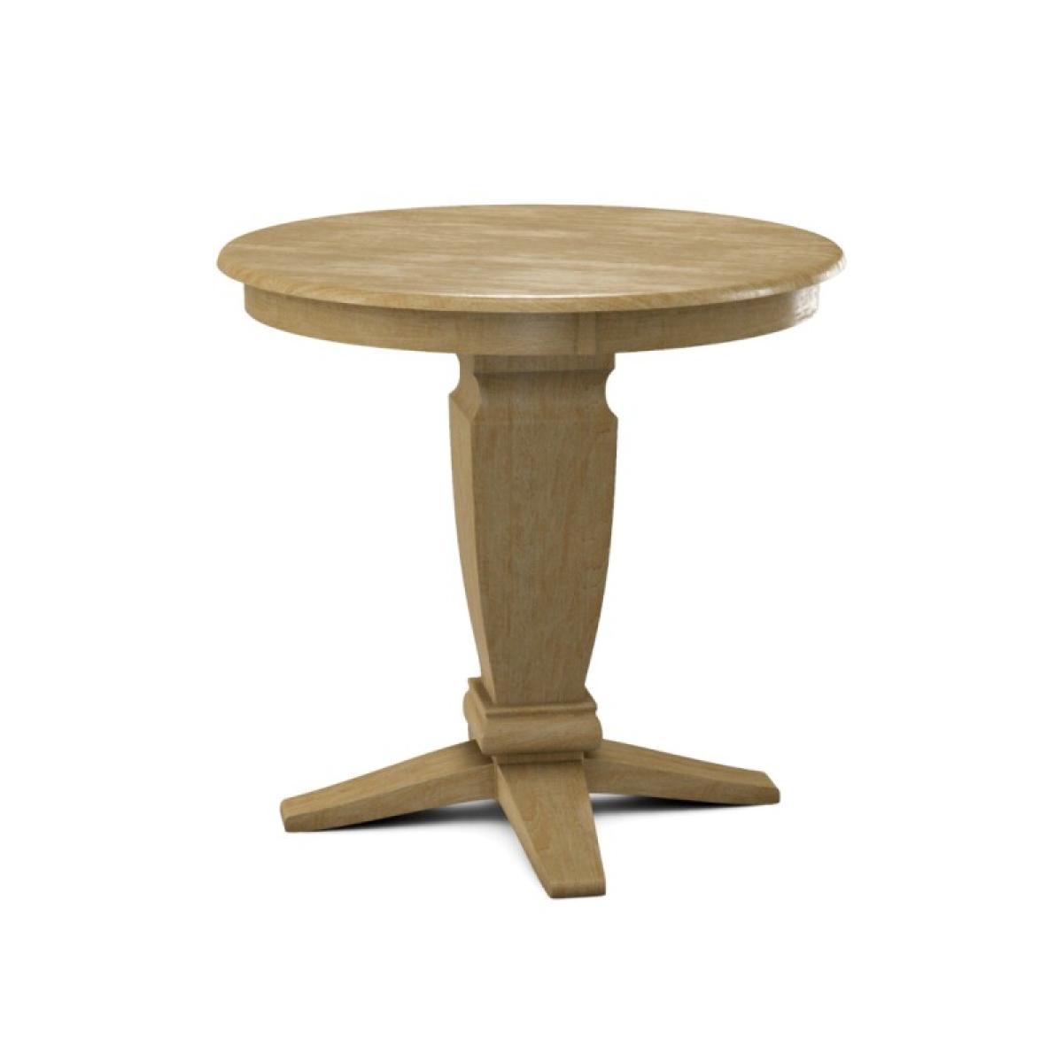 Build Your Own Pedestal Table w/ 36"H Java Gathering Pedestal for Solid Tops - Image 22