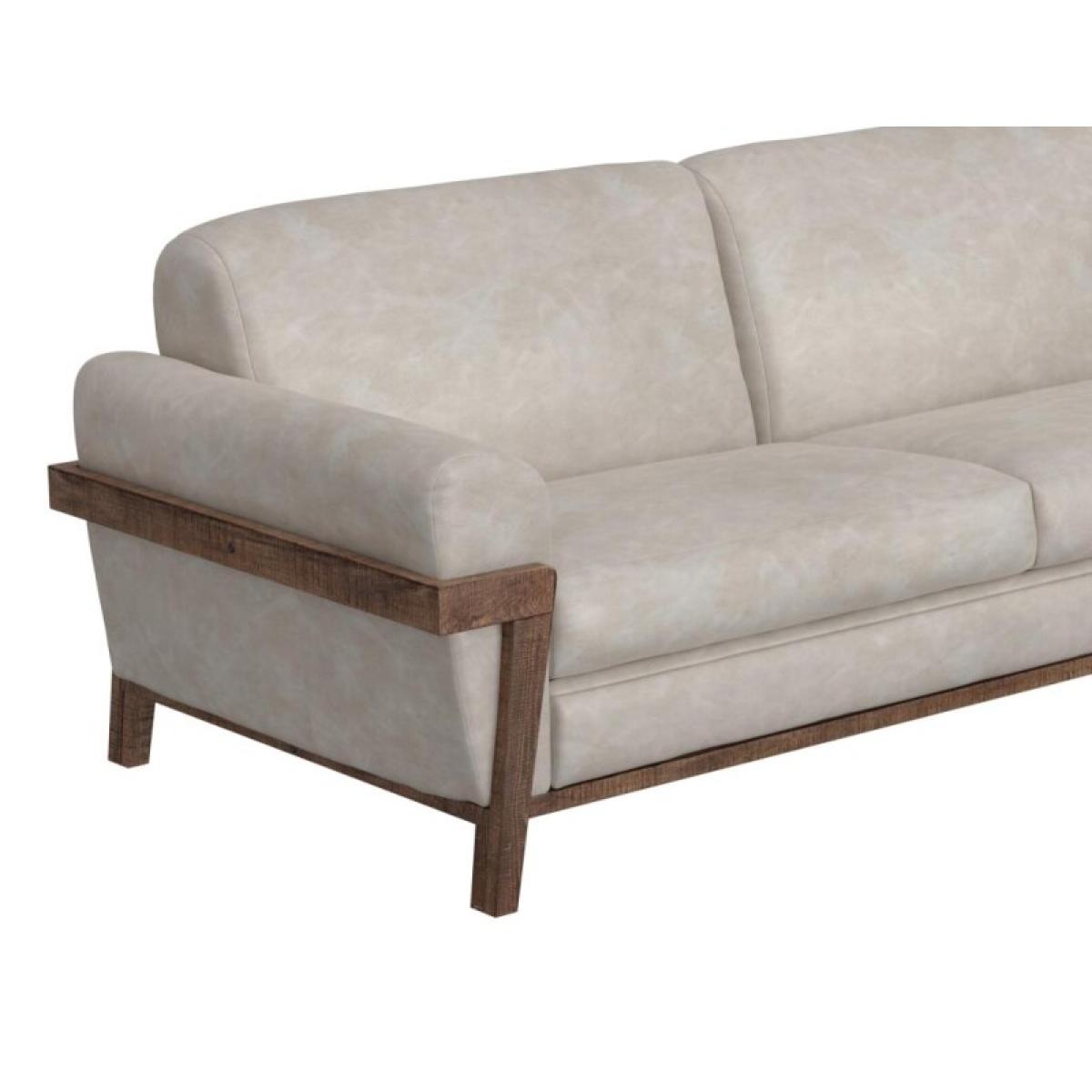 Loft Brown Wooden Frame & Base, Sofa - Image 6