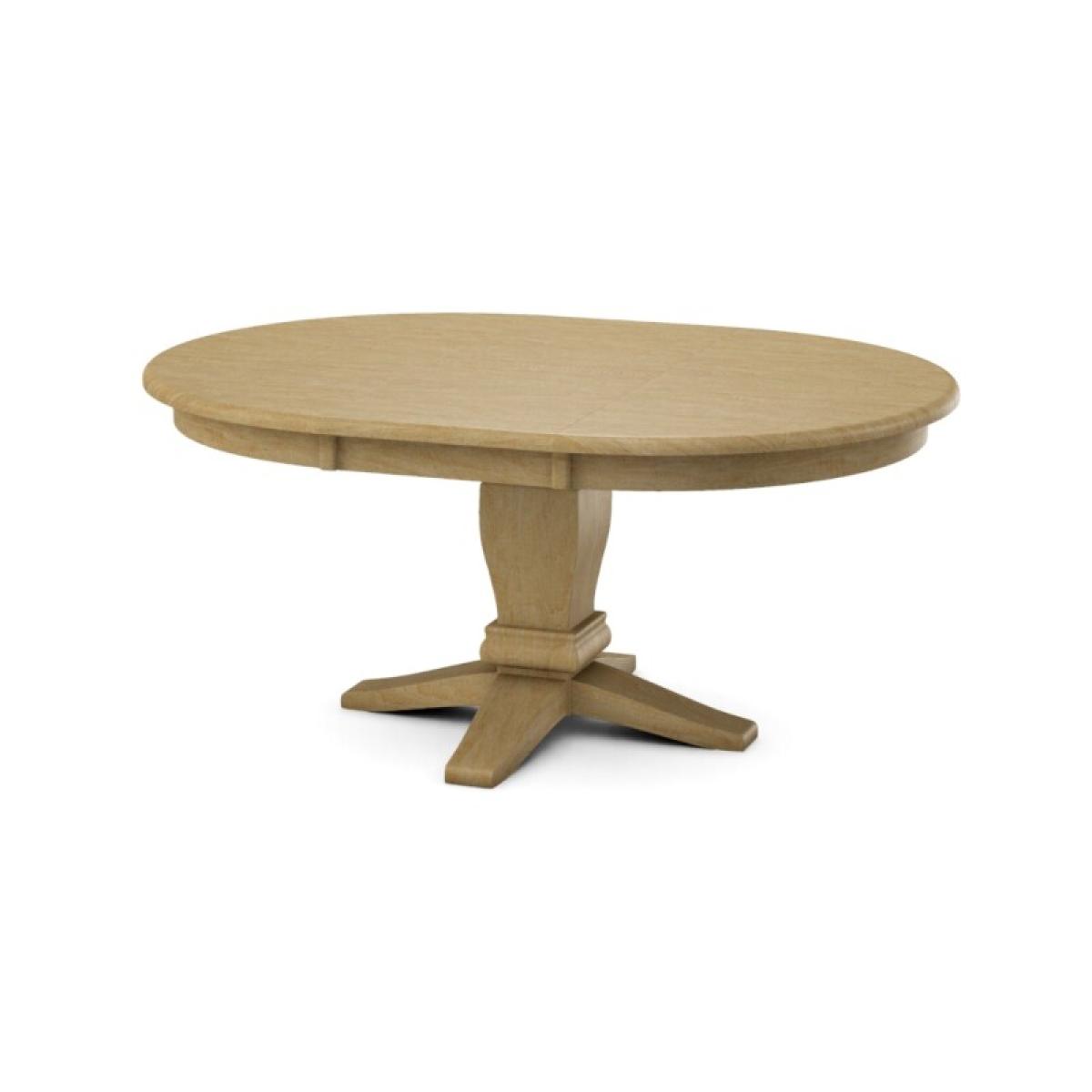 Build Your Own Pedestal Table w/ 48" x 66" Butterfly Leaf Extension Tabletop w/Half Bullnose Edge - Image 43