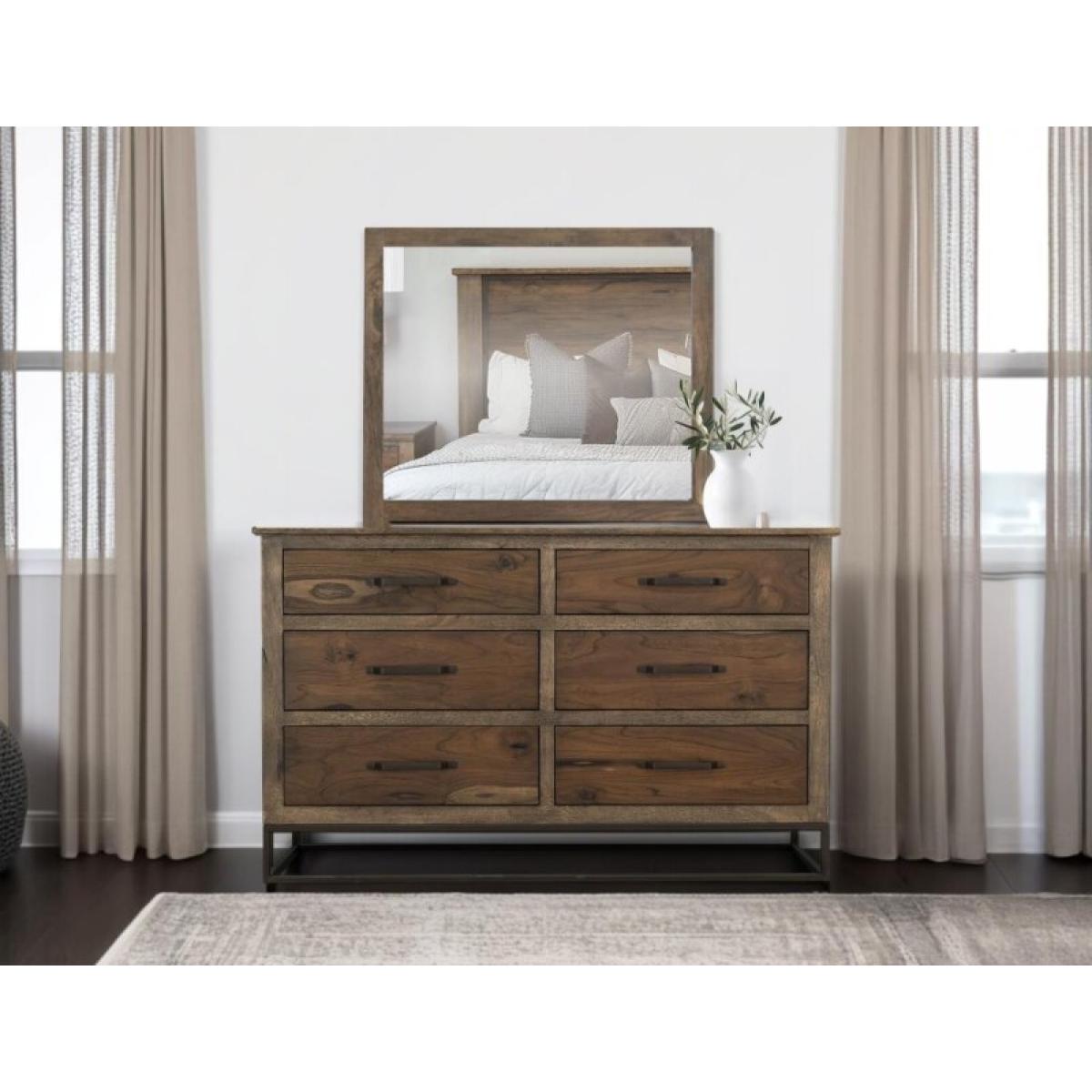 6 Drawer, Dresser - Natural Teca - Image 5