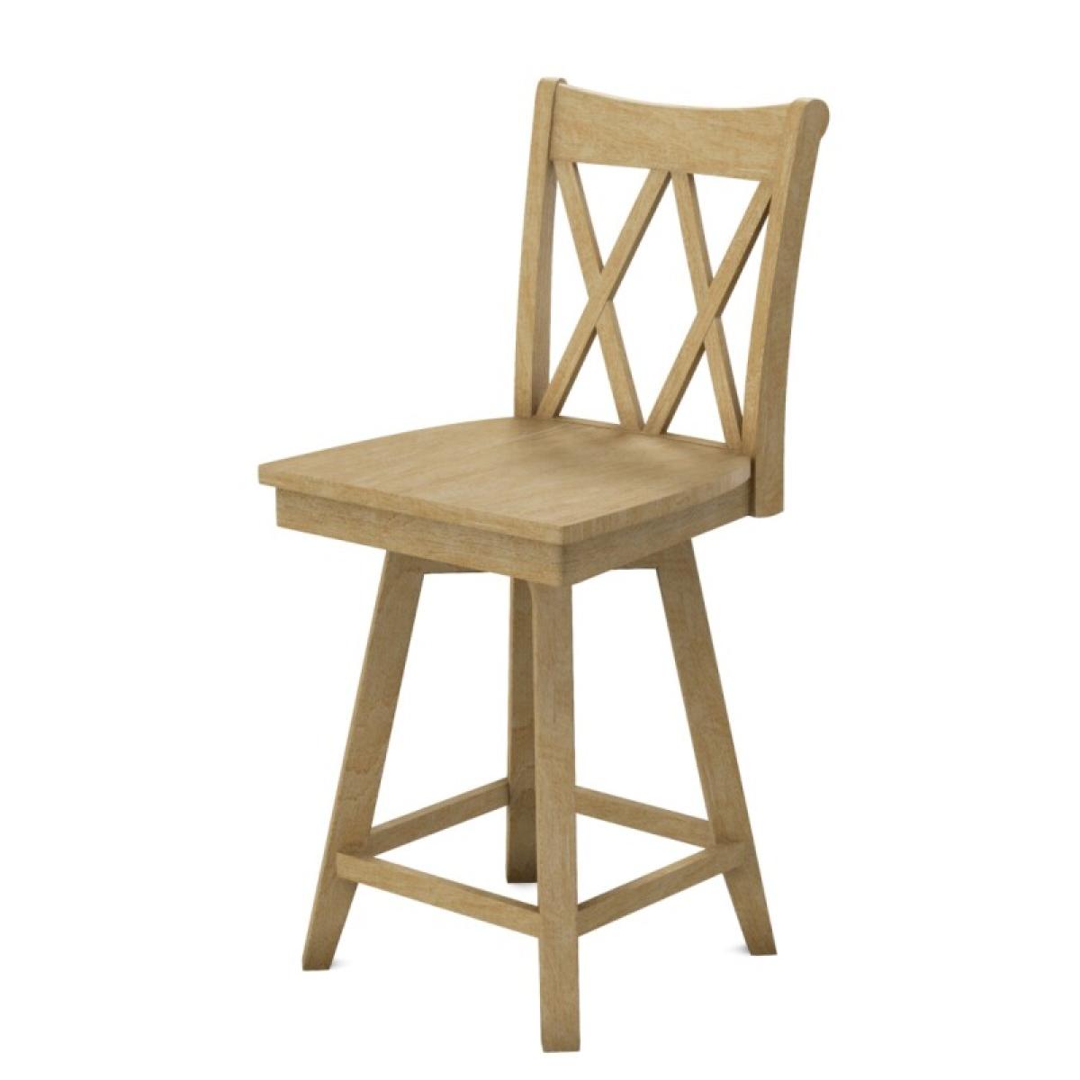 24'' XX Back Swivel Counter Stool - Image 9