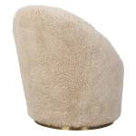 Crue Swivel Chair, Sheepskin - Image 7