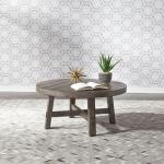 Modern Farmhouse Splay Leg Round Cocktail Table