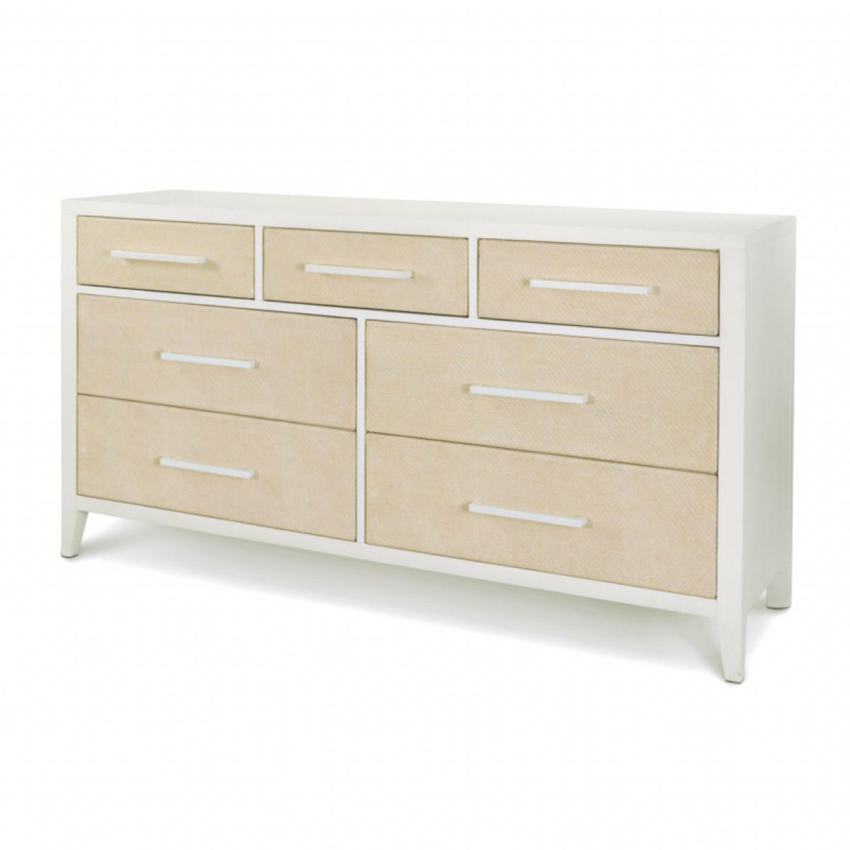 0a53af451ae363081612a9c1a9dfc99a Miramar 7 Drawer Woven Dresser - Image 1