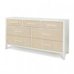 Miramar 7 Drawer Woven Dresser