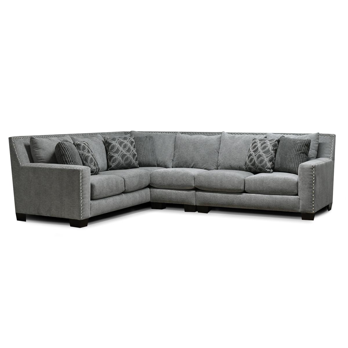 7k00n-sect Luckenbach Sectional With Nails - Image 2