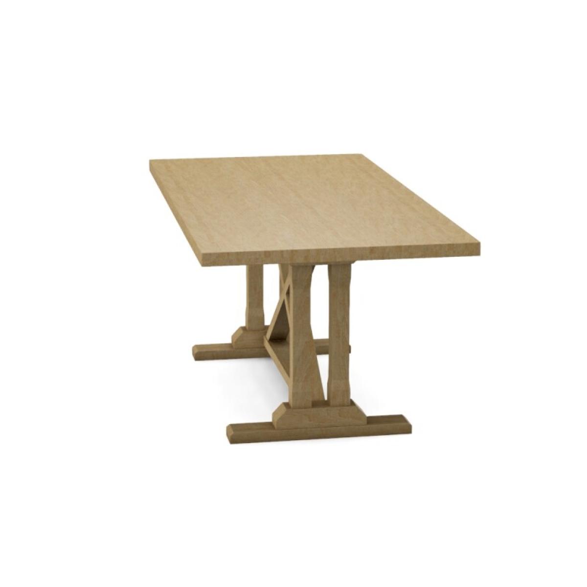 Alexa Trestle Solid Table Top and Base - T-17236TA - Image 13