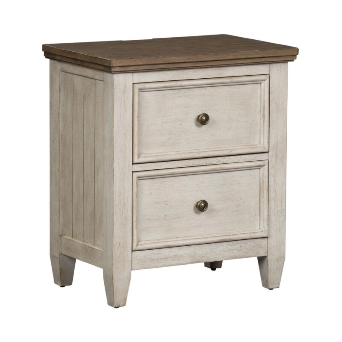 Heartland 2 Drawer Night Stand w/ Charging Station - Image 3