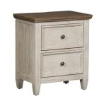 Heartland 2 Drawer Night Stand w/ Charging Station - Image 3