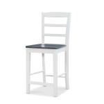 Dining Essentials - Madrid Stool in Heather Gray and White