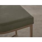 Wooden Frame & Metal Base, 24" Stool - Mezquite - Image 6