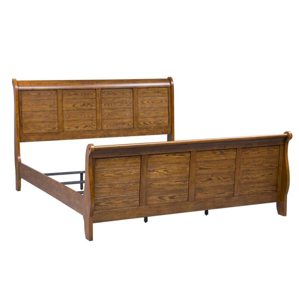 Grandpas Cabin King California Sleigh Bed - Image 4