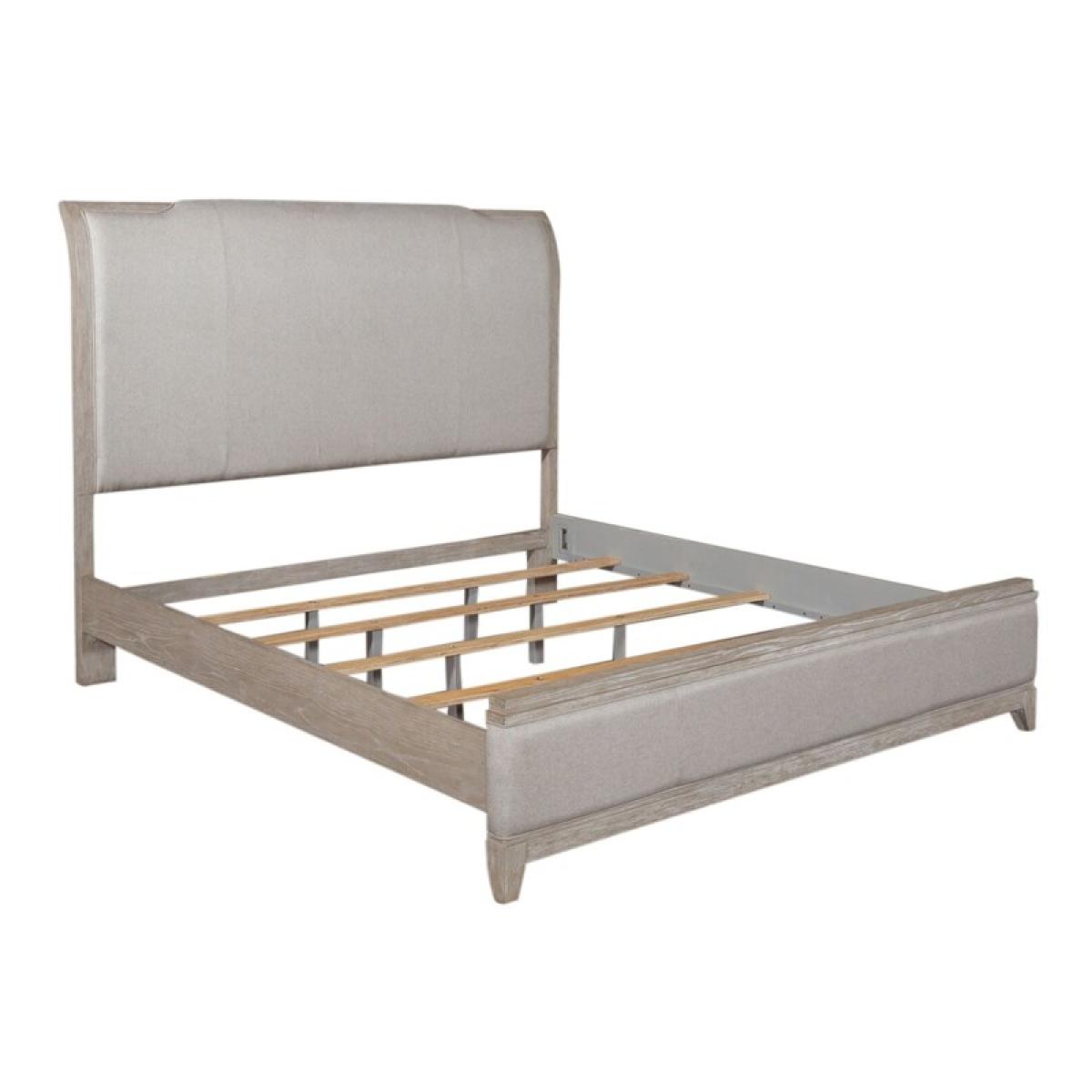 Belmar King Uph Bed, Dresser & Mirror, Chest, Night Stand - Image 3