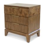 Manhattan Valley 3 Drawer Nightstand W/ Power And Usb A + C