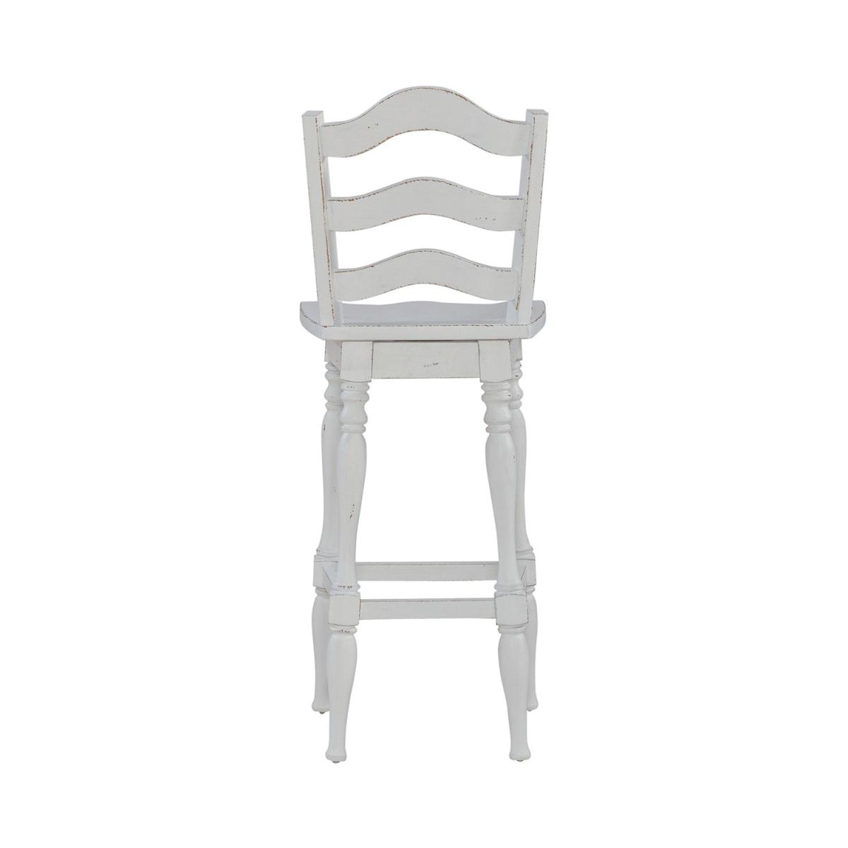 Magnolia Manor Ladderback Swivel Bar Stool - Image 5