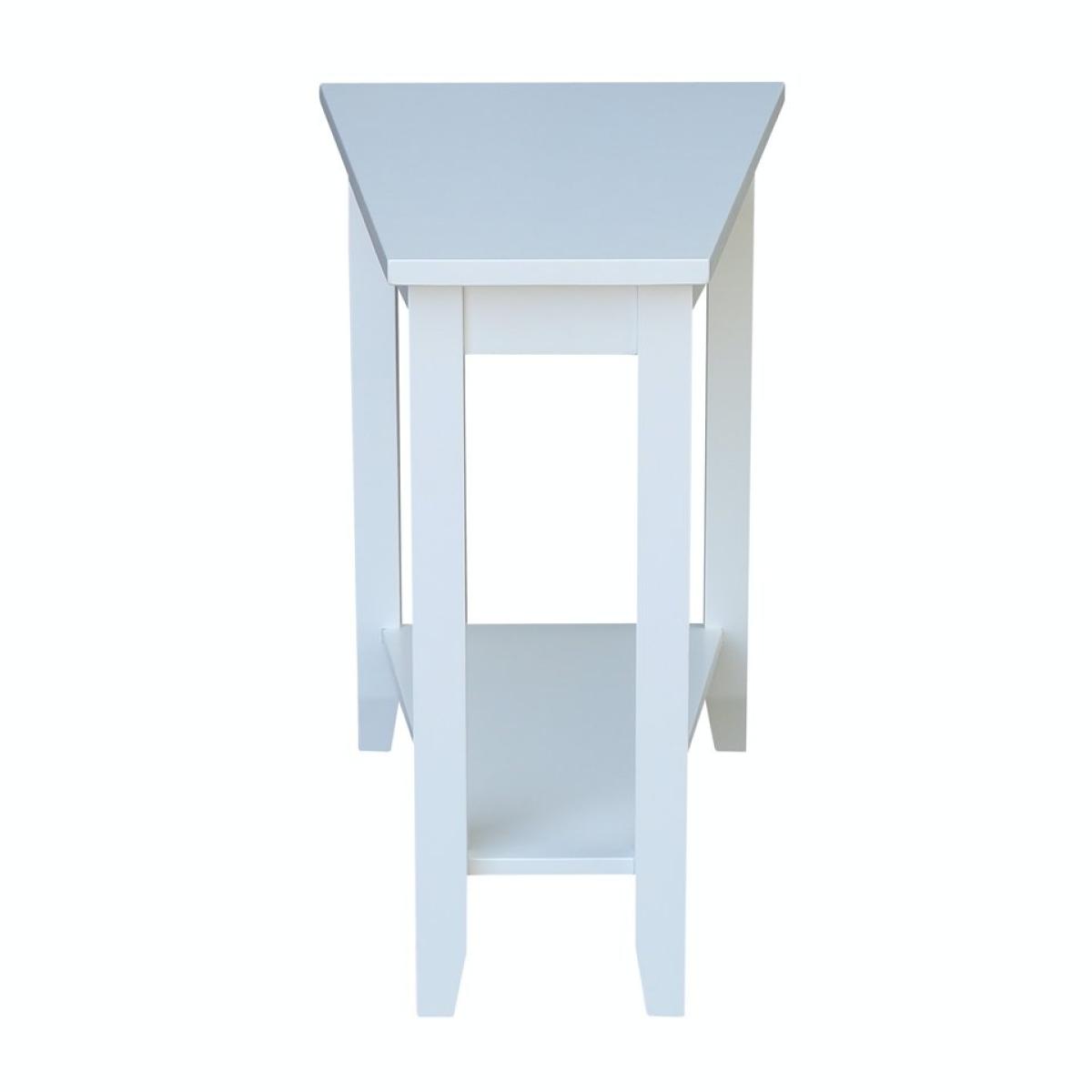 Destinations Collection - Keystone Accent Table in Pure White - Image 3