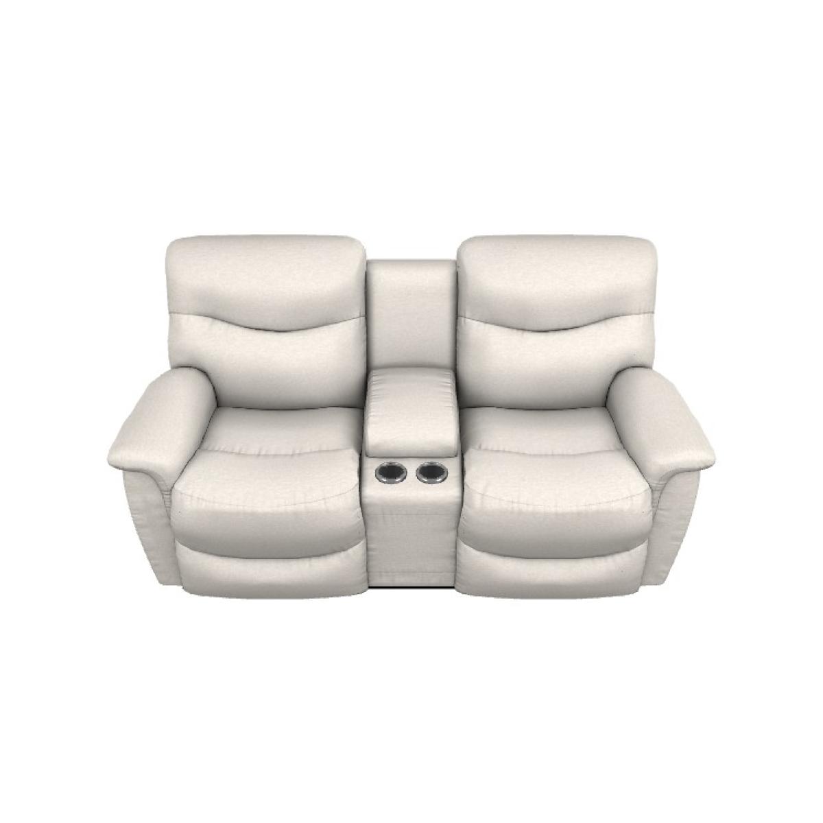 James Reclining Loveseat W/ Console - Image 3
