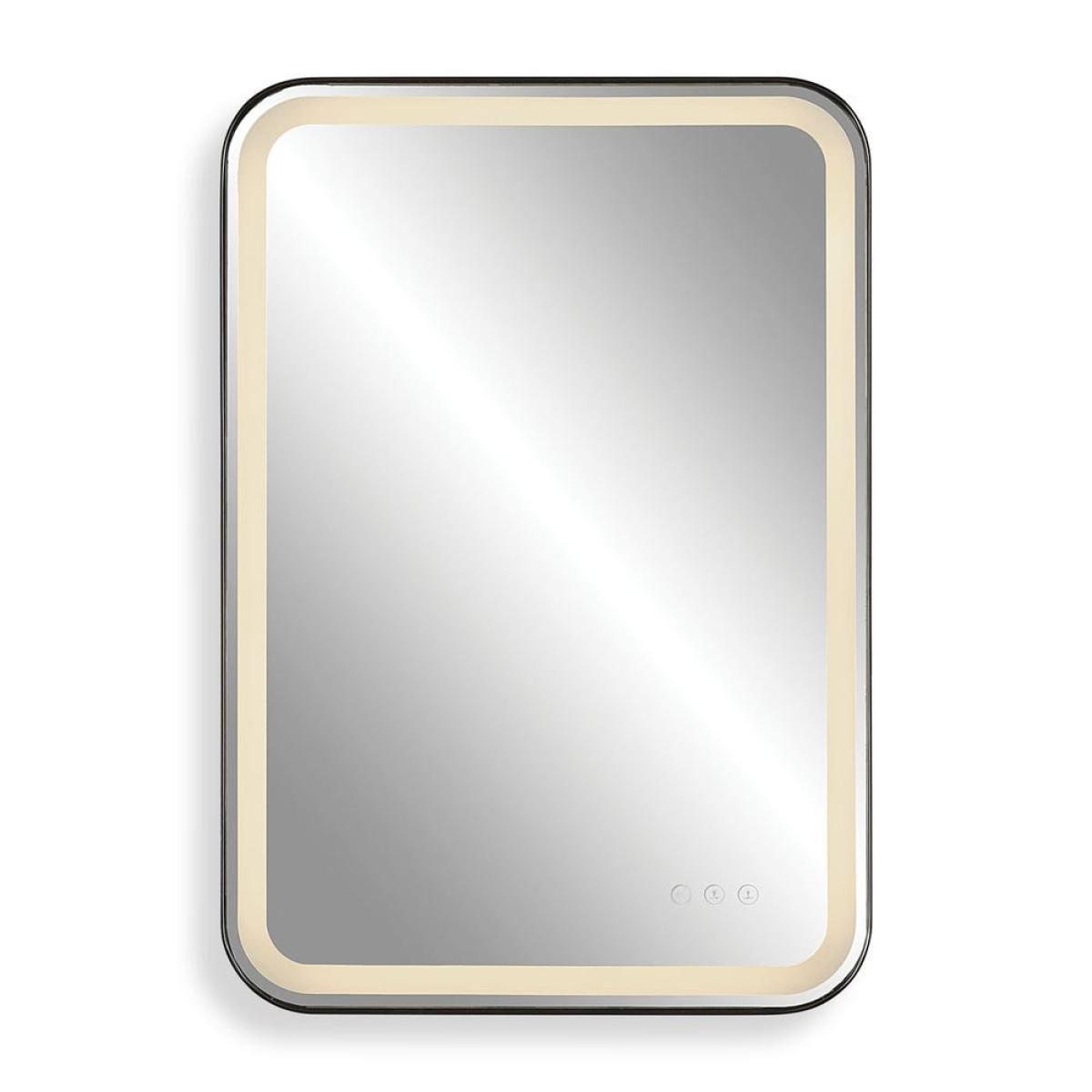 Crofton Lighted Vanity Mirror, Black - Image 2