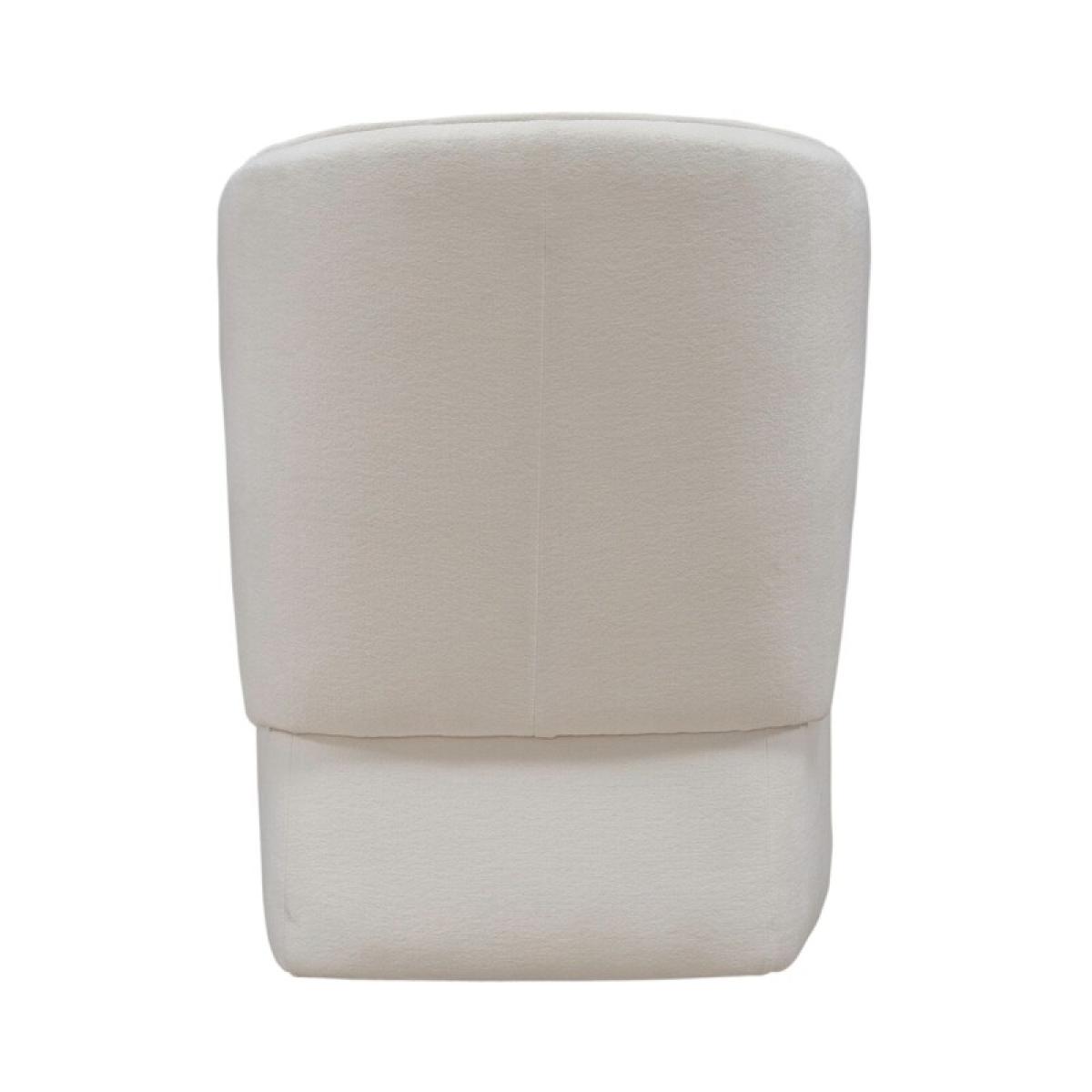 Accent Dining Chair w/ Casters - Ivory - Image 8