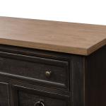Americana Farmhouse 9 Drawer Dresser - Black - Image 7