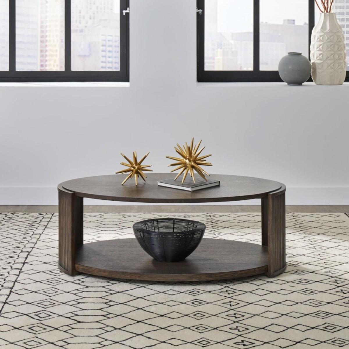 City View Oval Cocktail Table - Image 2