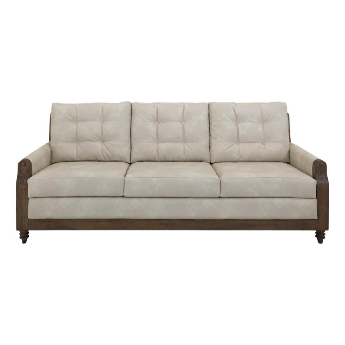 Xel-Ha II Wooden Frame, Upholstered Sofa - Image 3