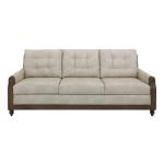 Xel-Ha II Wooden Frame, Upholstered Sofa - Image 3