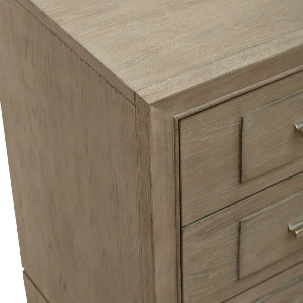 Brentwood 3 Drawer Nightstand w/ Charging Station - Image 12