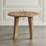 Reclamation Salvaged Wood Round Dining Table - Image 5