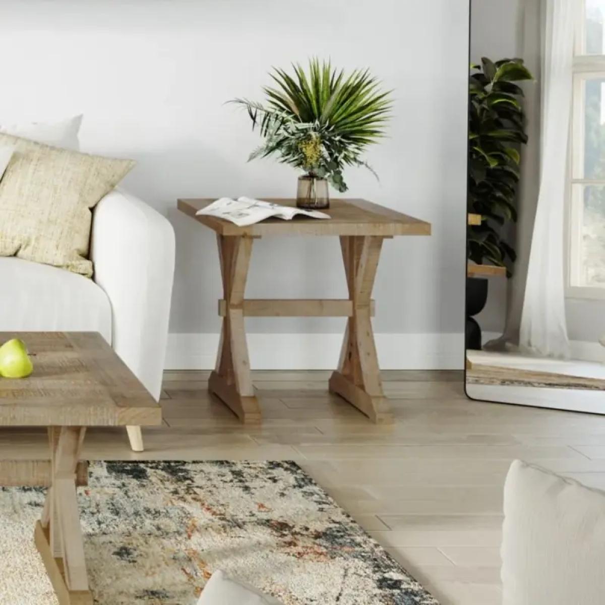 Carlyle Crossing Trestle End Table - Image 3