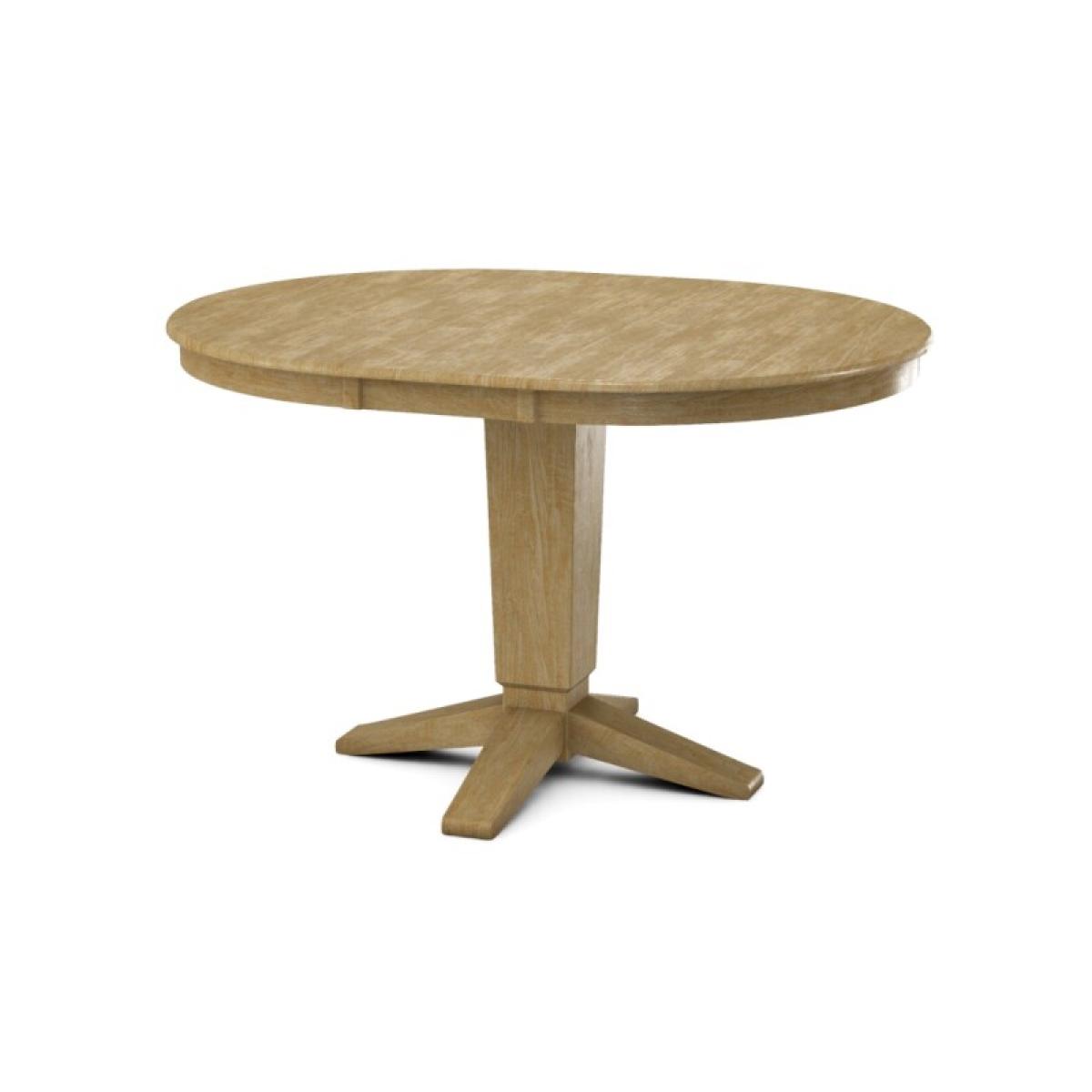 Build Your Own Pedestal Table w/ 42" x 54" Round Extension Tabletop - Image 25