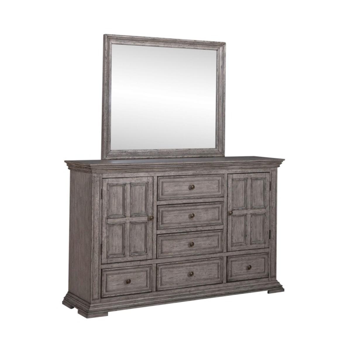 Big Valley Dresser & Mirror - Image 3