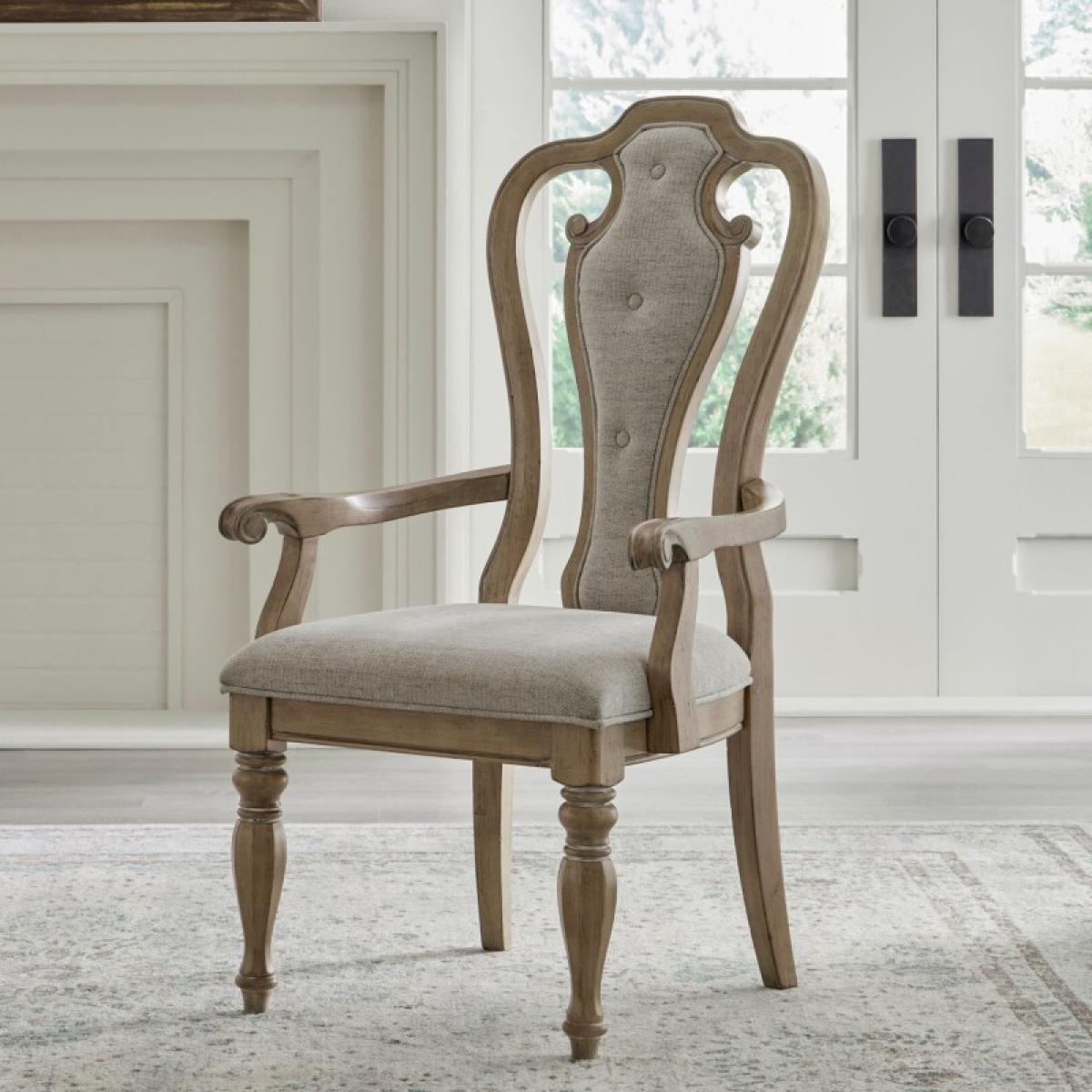 Magnolia Manor Splat Back Uph Arm Chair (RTA) - Image 2