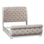 King California Upholstered Sleigh Bed - Image 4