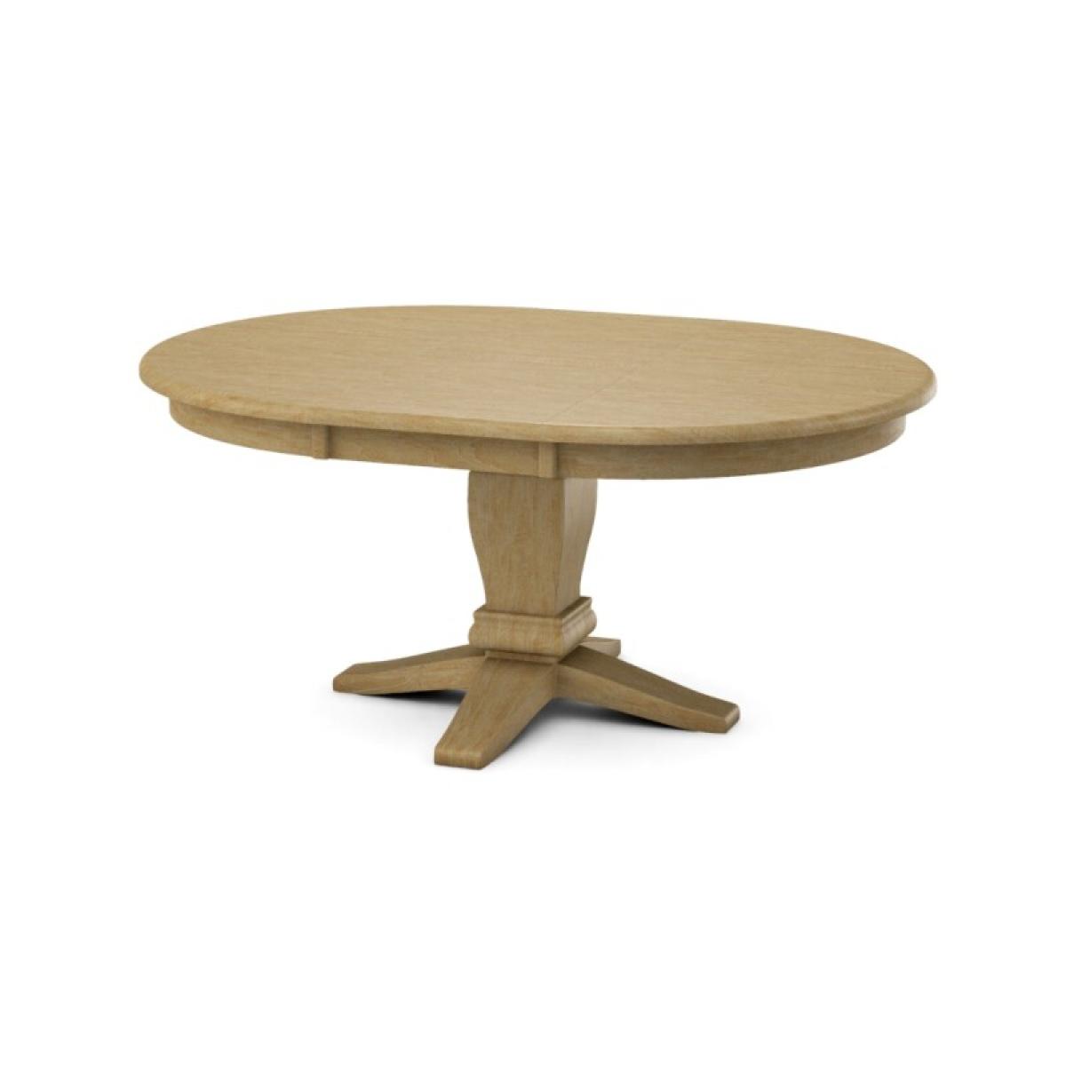 Build Your Own Pedestal Table w/ 48" x 66" Butterfly Leaf Extension Tabletop w/Half Bullnose Edge - Image 13