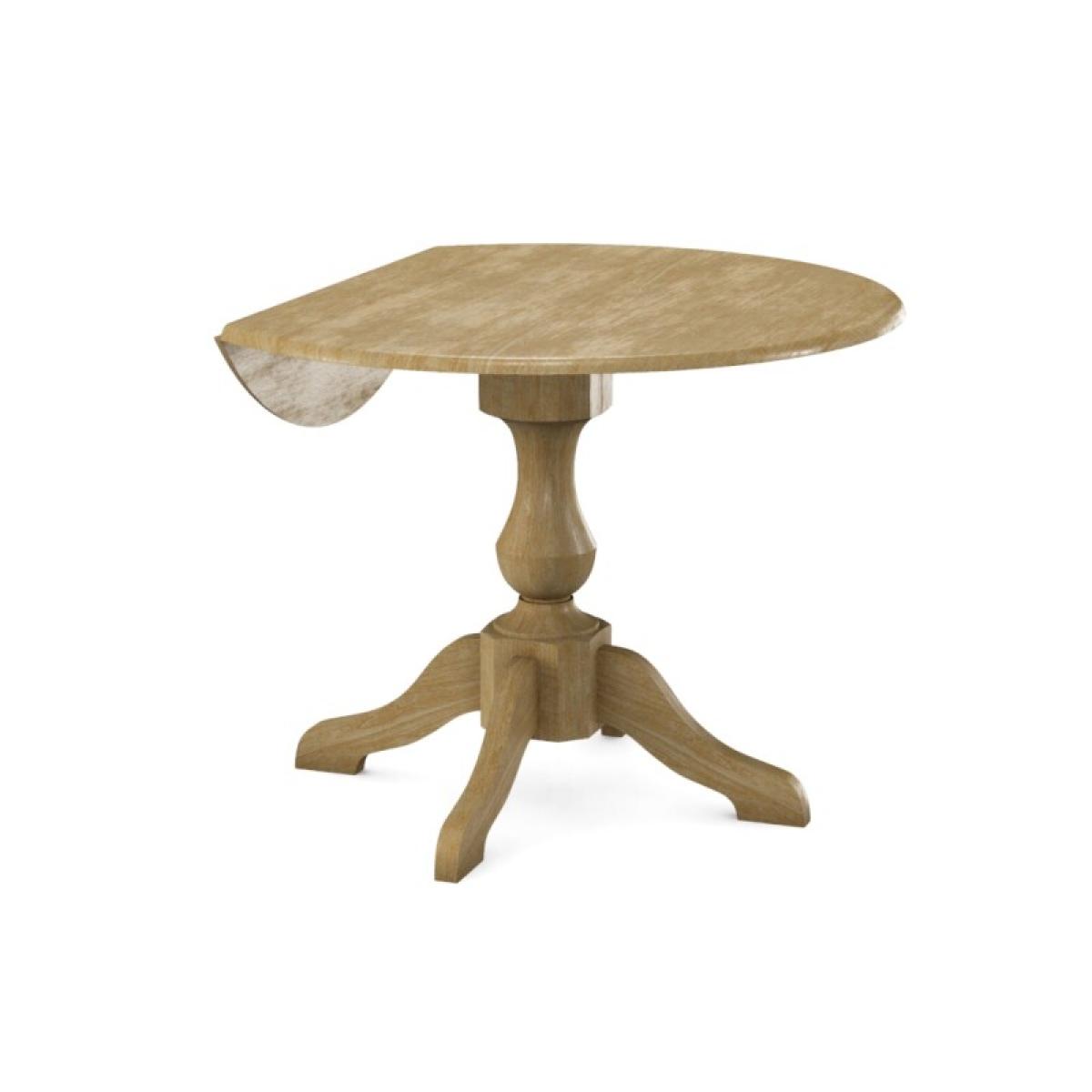 Build Your Own Pedestal Table w/ 42"Dropleaf Top - Image 25