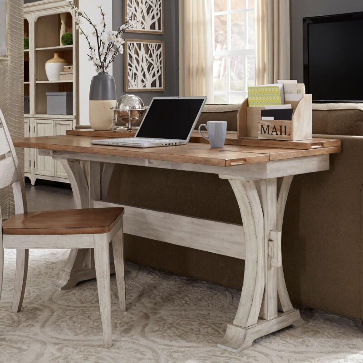 Farmhouse Reimagined Flip Lid Sofa Table - Image 9