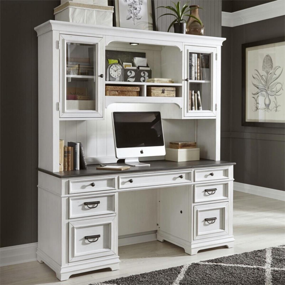 Allyson Park Credenza & Hutch - Image 2