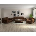 Wooden Frame & Base, Loveseat - Loft Brown - Image 5