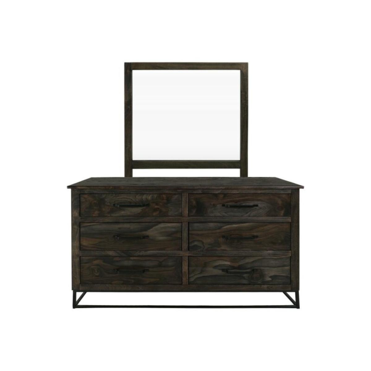 6 Drawer Dresser - Teak - Image 5