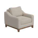 Wooden Frame & Base, Armchair - Olivo