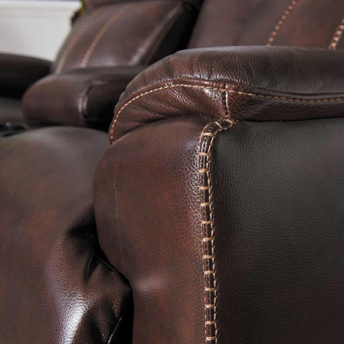 Talladega Power Reclining Loveseat W/ Headrest, Lumbar & Console - Image 10