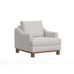 Wooden Frame & Base, Armchair - Olimpia