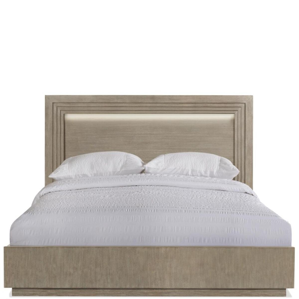 Cascade Queen Illuminated Panel Bed - Image 3